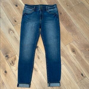 Kut from the Kloth Blue Ankle Cropped Jeans